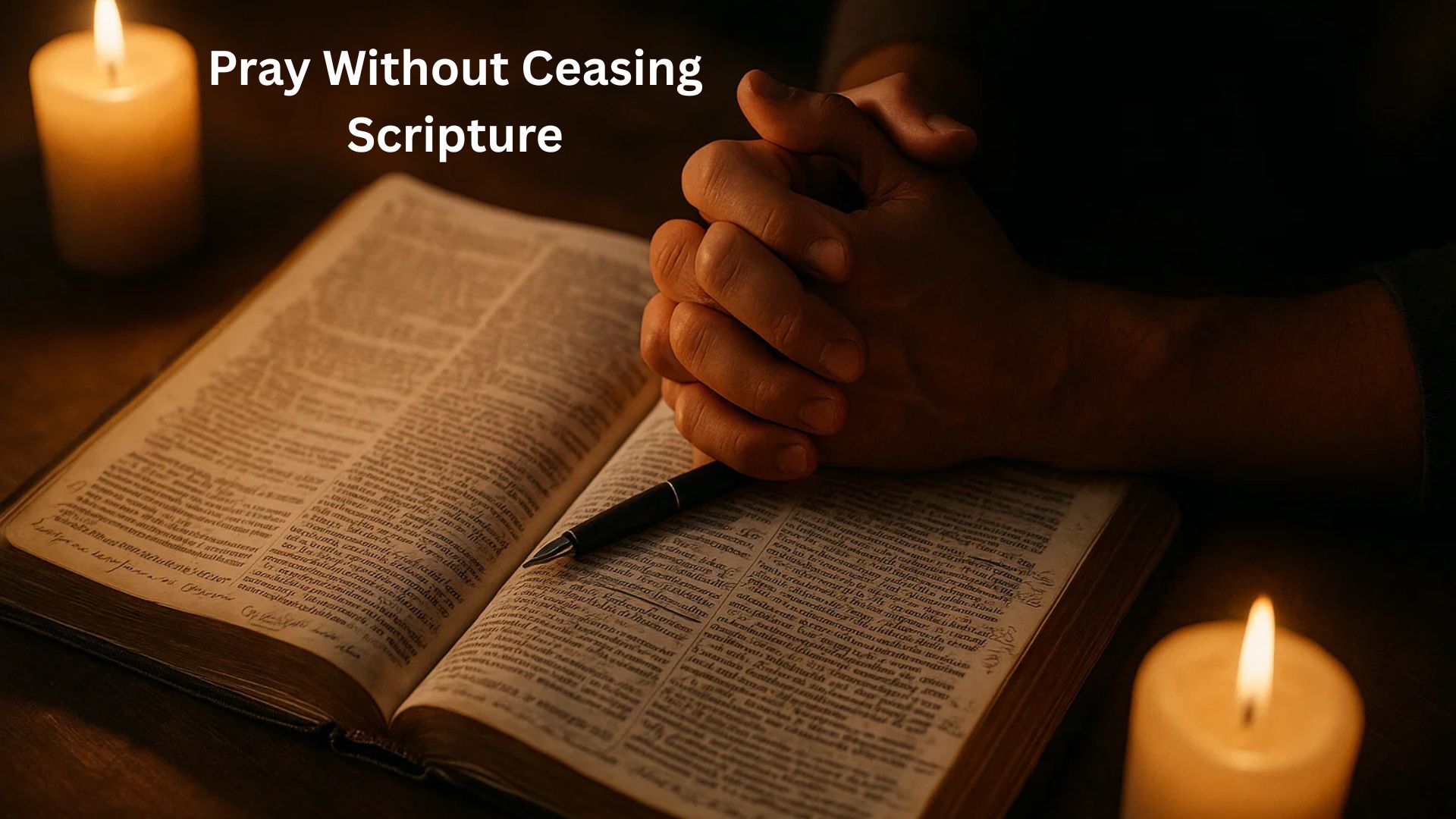 Pray Without Ceasing Scripture