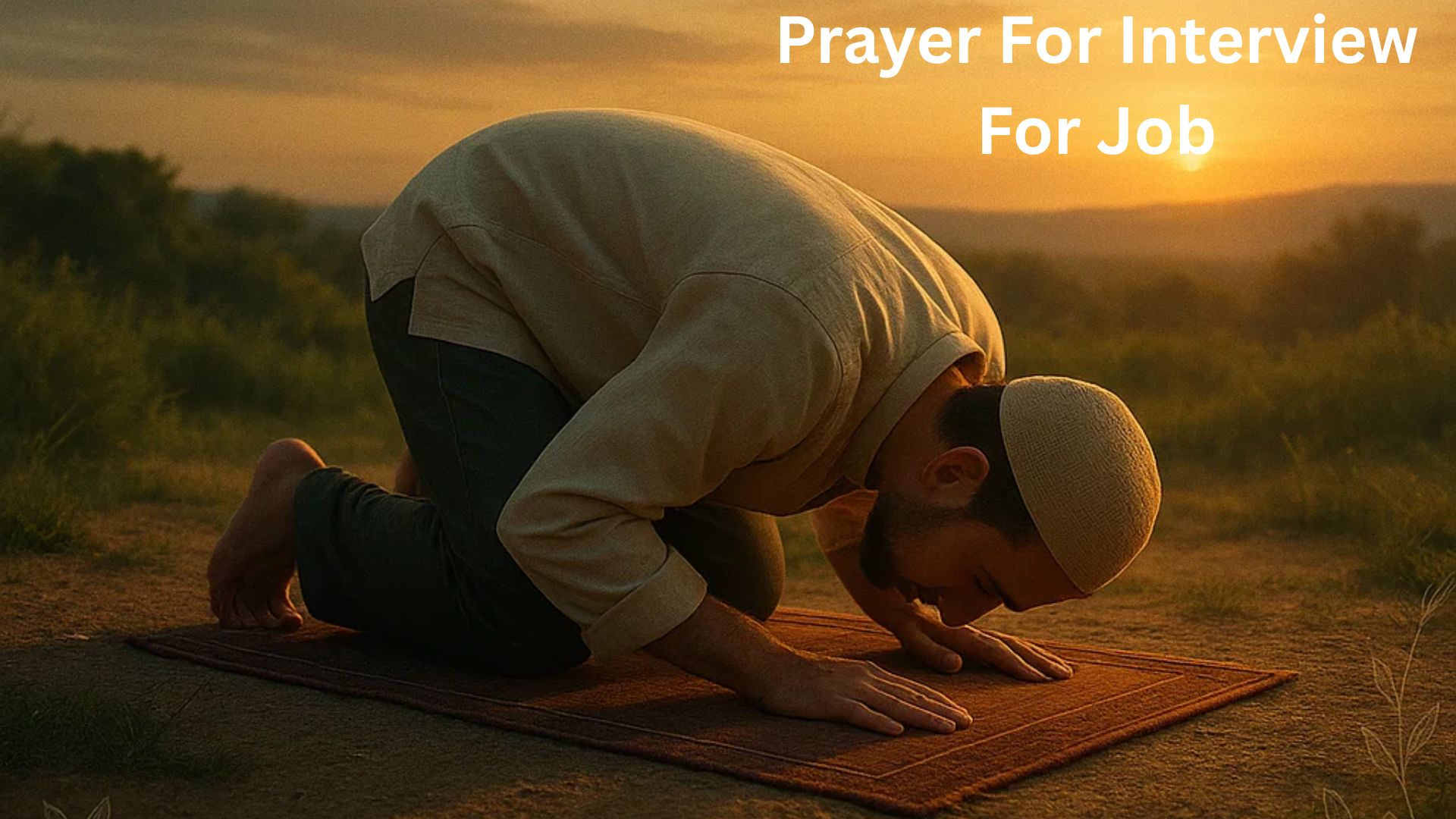 Prayer For Interview For Job